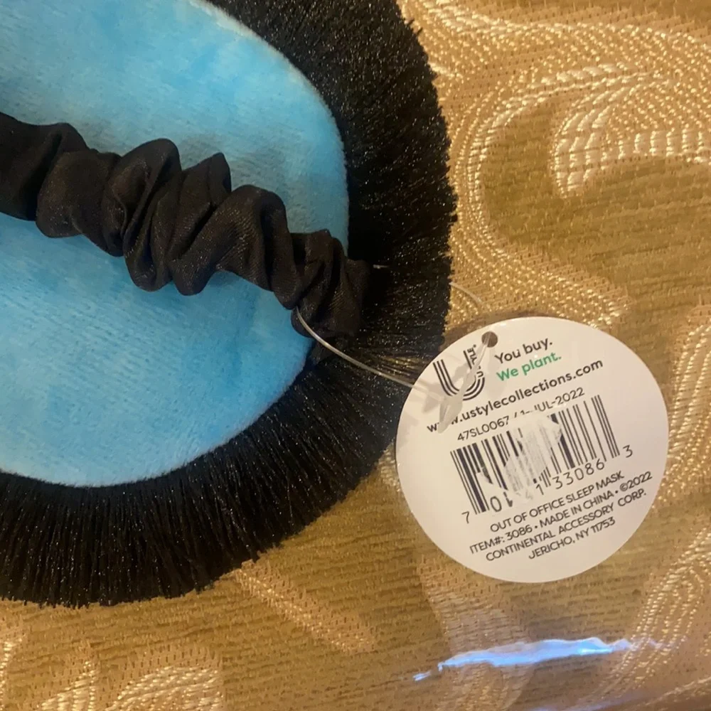 NEW UStyle Out of Office Blue Sleep Eye Mask Travel